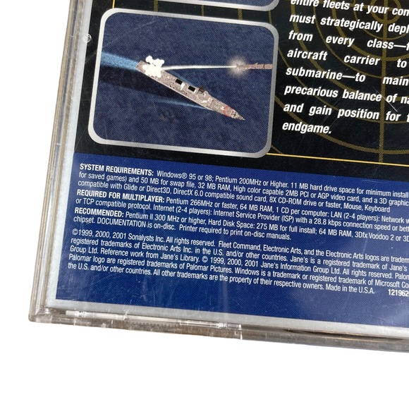 Jane’s Combat Simulations Fleet Command Real Time Naval Strategy Computer Game E - Picture 13 of 16